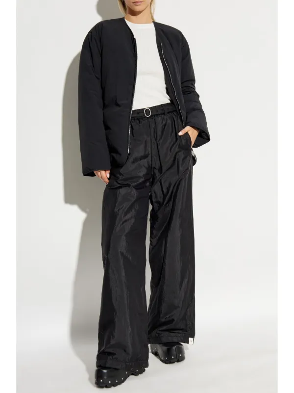 パンツ JIL SANDER Woman Pants Black J04KA0003J70013 001 Black Woven straight-leg pants | JIL SANDER | NET-A-PORTER