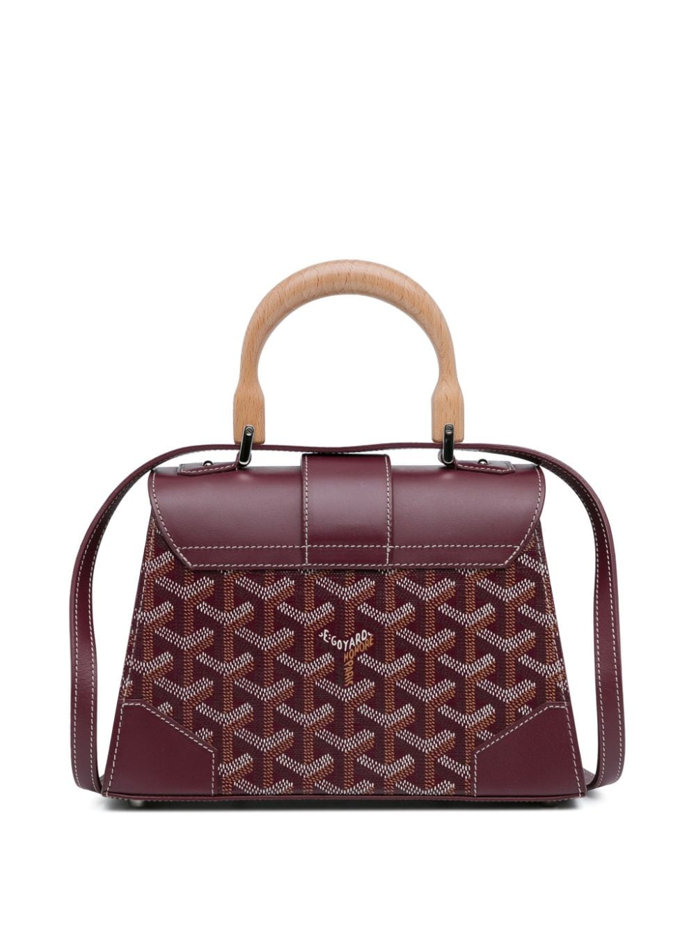 Goyard Pre-Owned 2020 Mini Goyardine Saigon Structured satchel