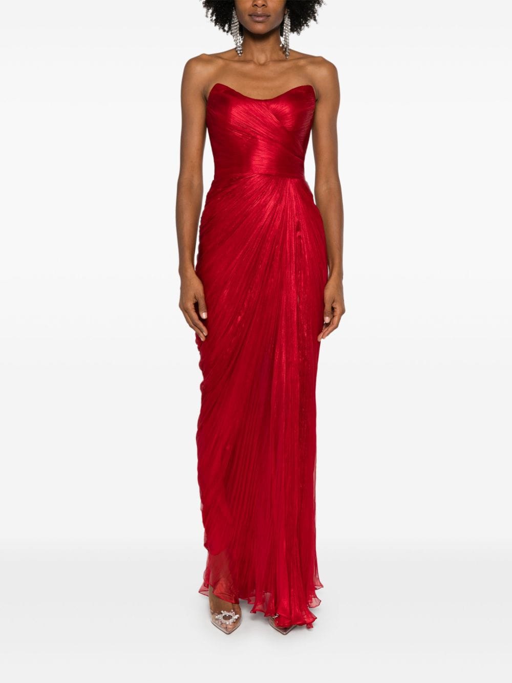 Iris Serban Leila gown - Rood