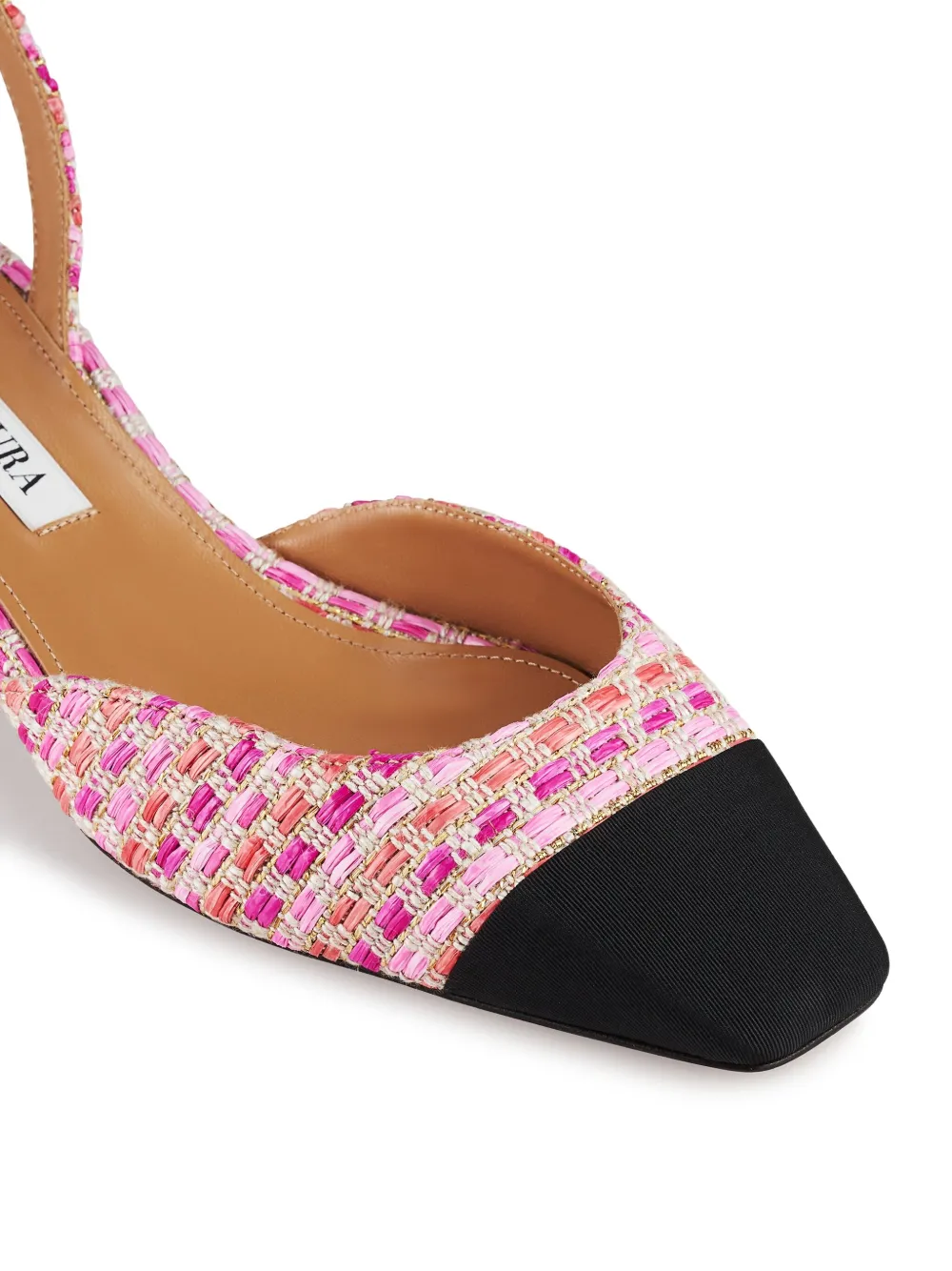 Aquazzura 35 mm French Flirt pumps Roze