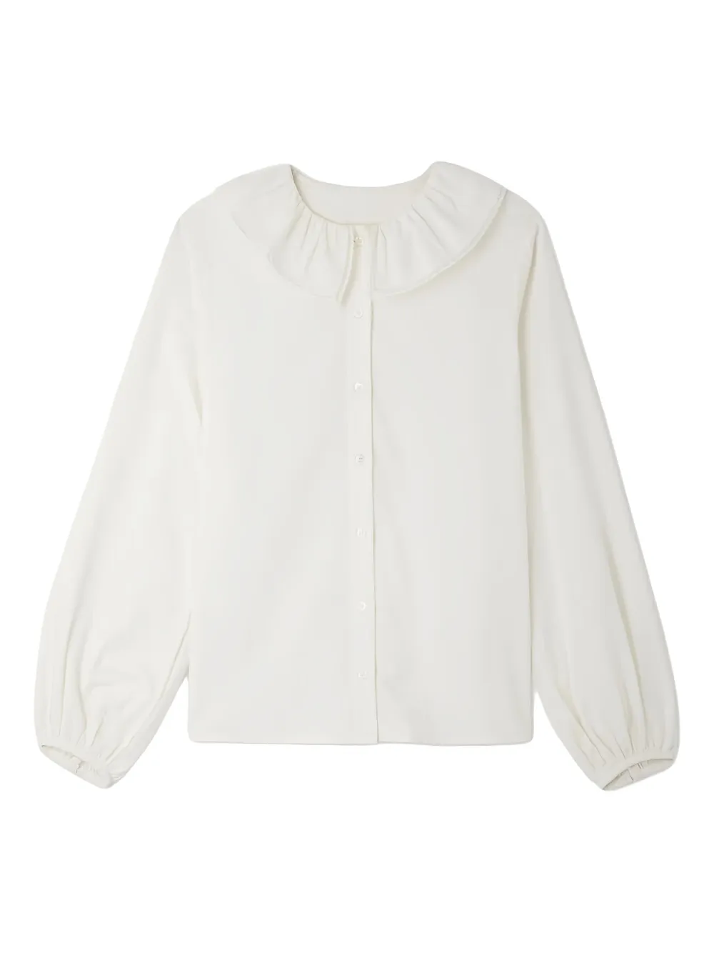 Bonpoint ruffled-collar blouse | White | Image 1
