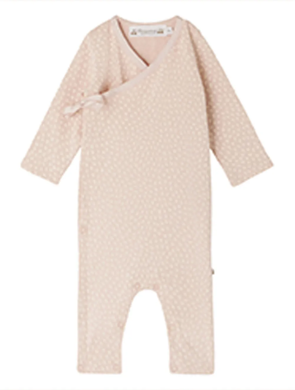 Bonpoint Lilette wrap romper | Pink | Image 1