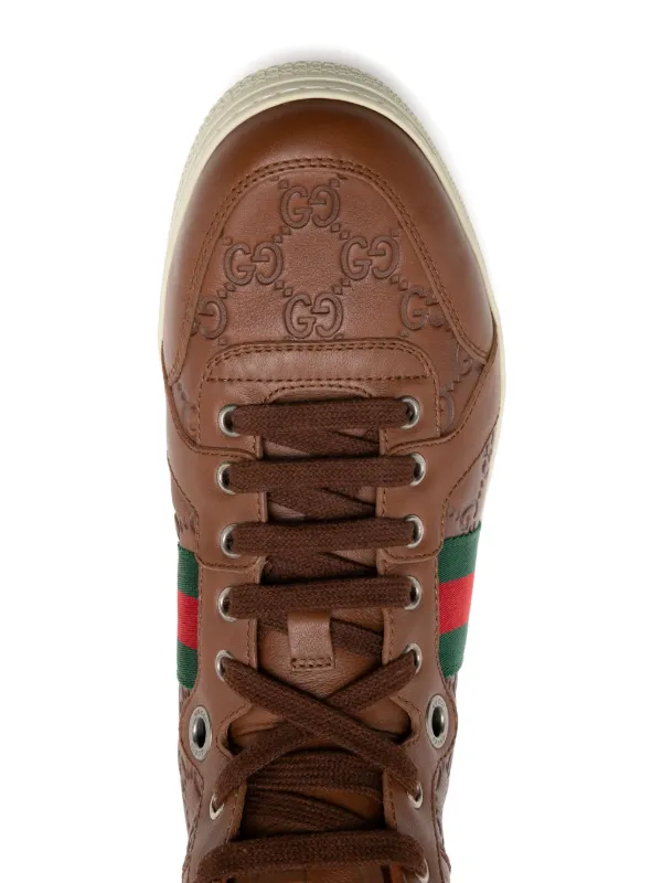 Gucci High-top Sneakers | Bruin | FARFETCH NL