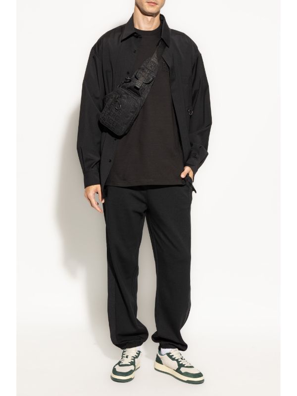 Iceberg drawstring-waist Track Pants | Black | FARFETCH TR