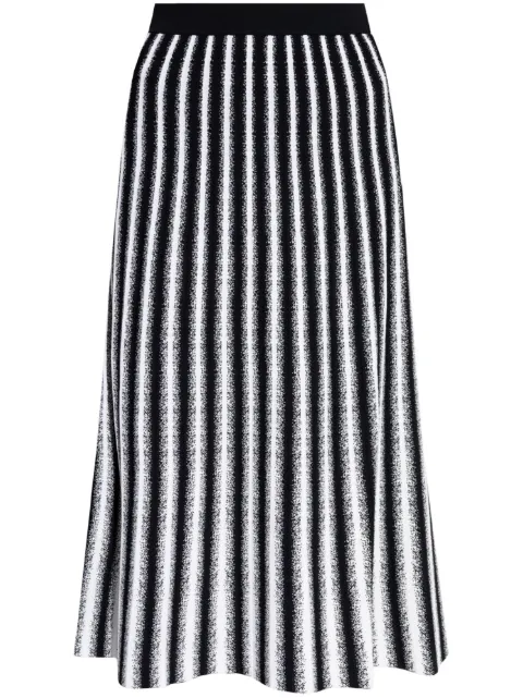 DVF Diane von Furstenberg striped midi skirt