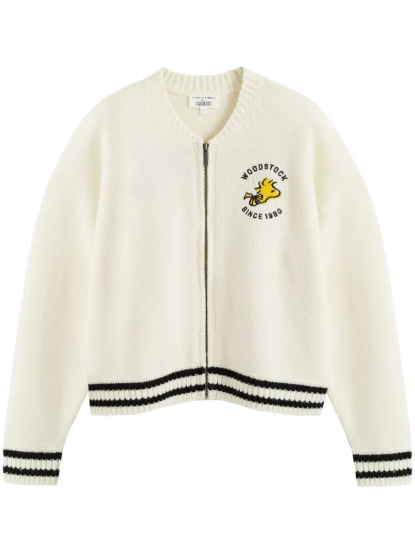 Chinti Parker Snoopy Cardigan Neutrals FARFETCH UK