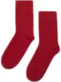 Chinti & Parker decorative-stitching socks - Red