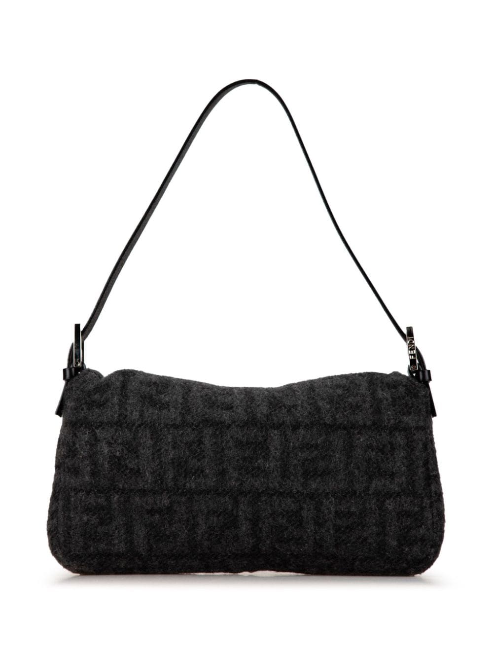 Fendi Pre-Owned 2000-2010 Zucca Wool uette shoulder bag - Grijs