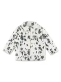 Stella McCartney Kids faux fur jacket - White