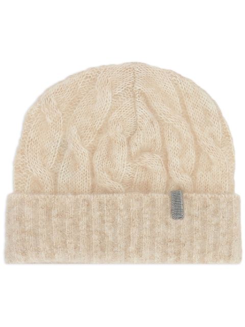 Brunello Cucinelli cable-knit beanie Women