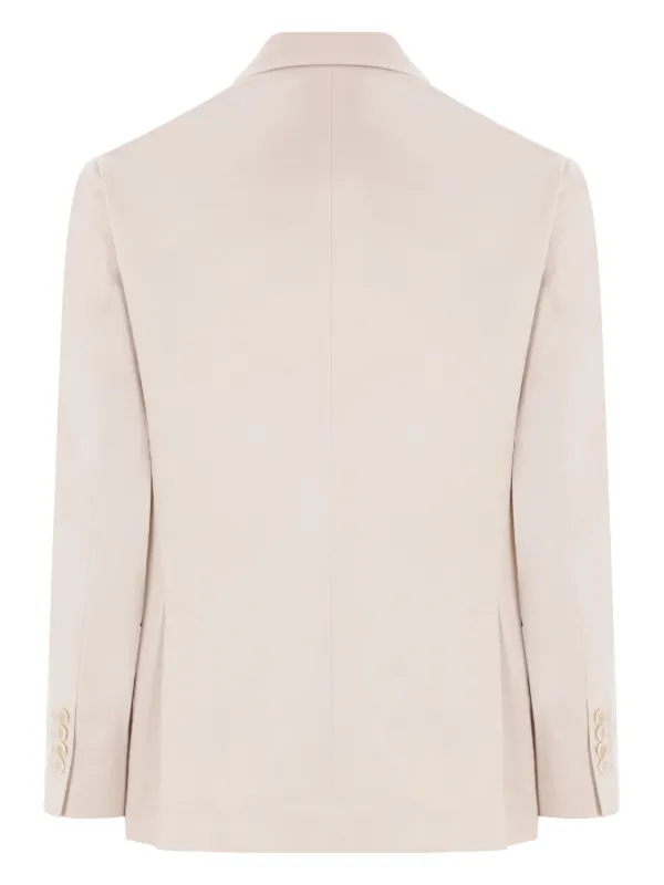 Brunello Cucinelli MD8217427CWD40 関税送料込 Brunello Cucinelli single-breasted Suit | Neutrals | FARFETCH