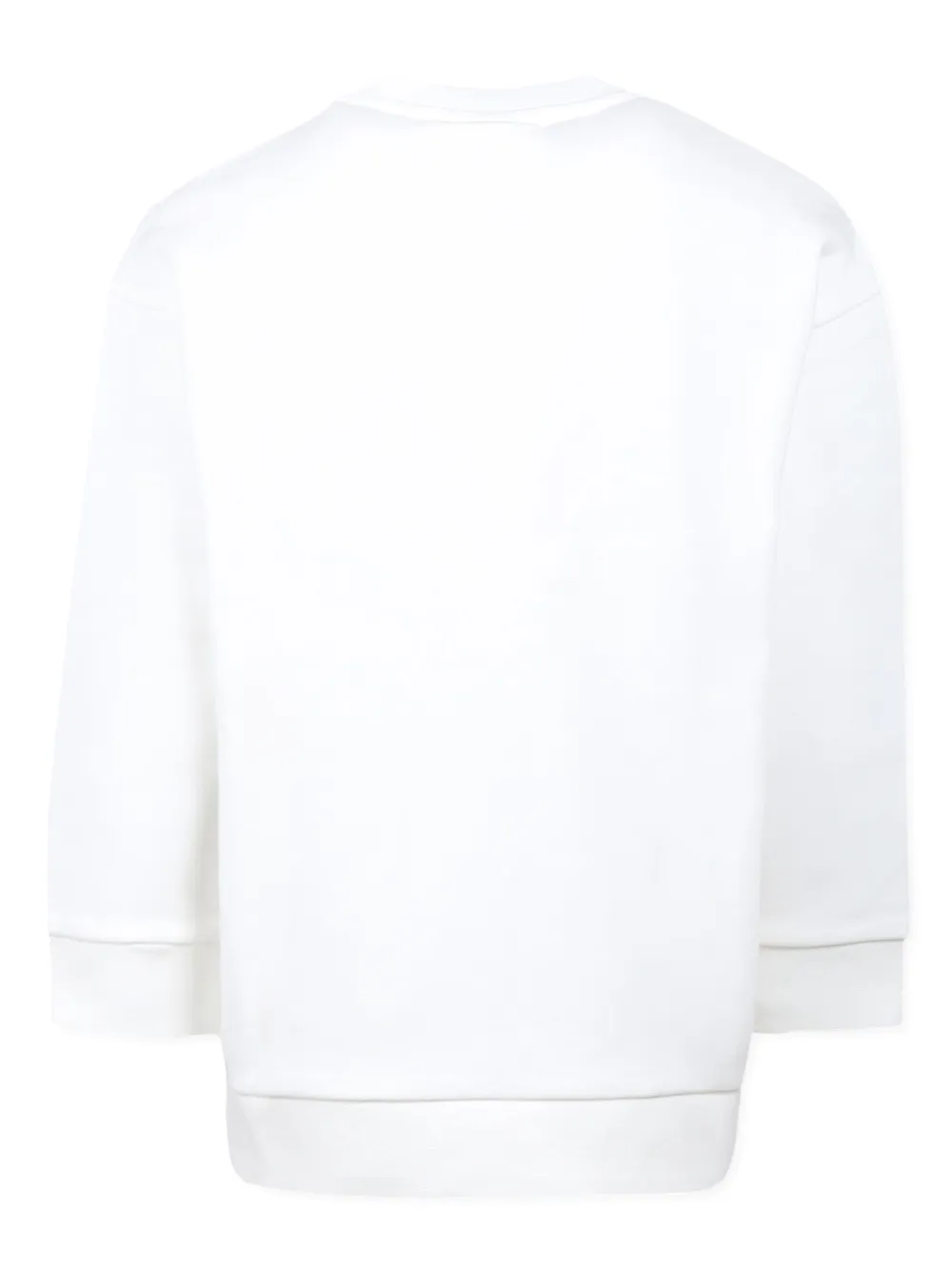 Fendi Kids Sweater met geborduurd logo Wit