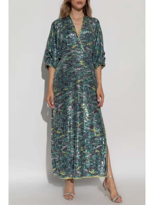 DIANE von FURSTENBERG☆ジェッセル スパンコール マキシドレス DVF Diane Von Furstenberg Jessel スパンコール ドレス
