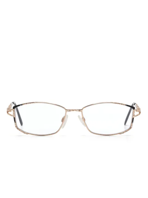 Cazal lentes con armazón rectangular