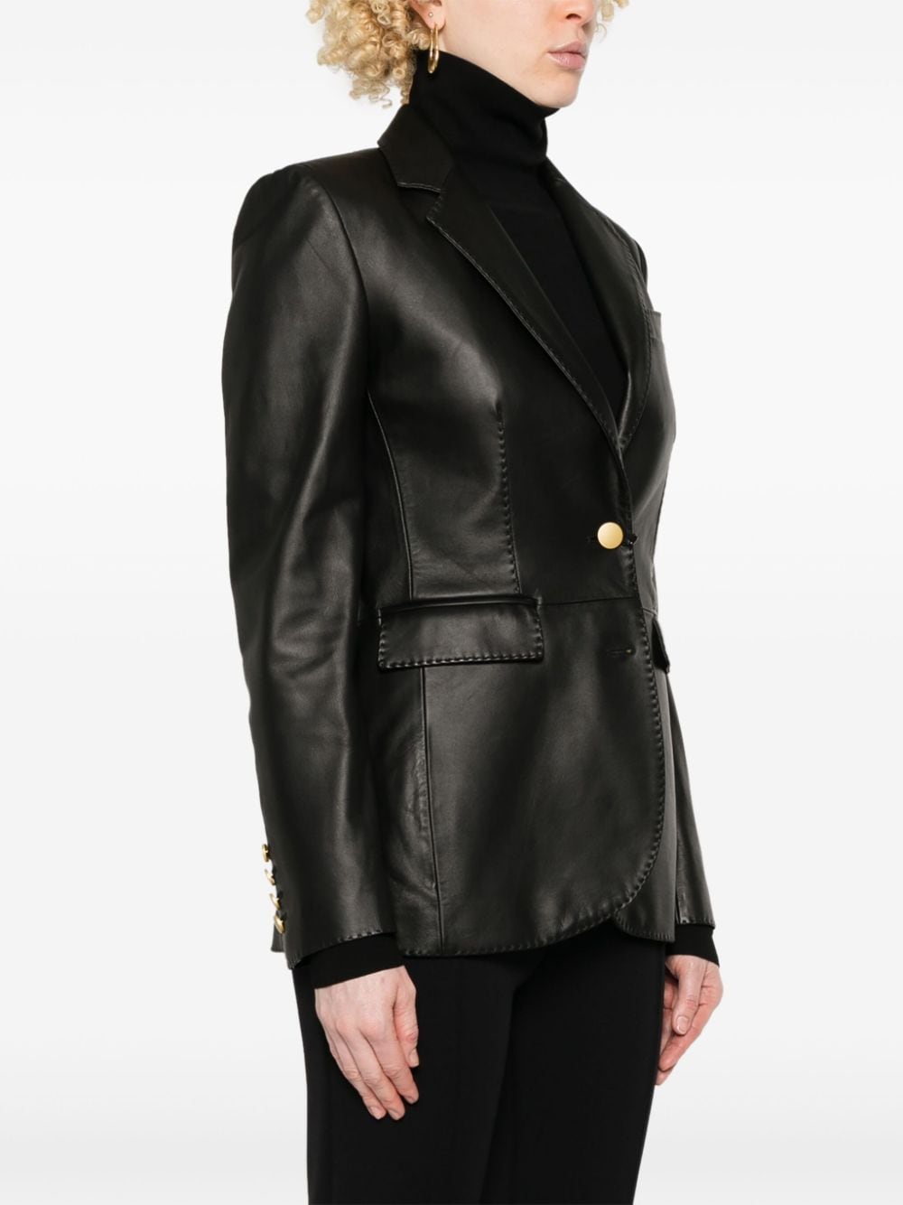 Shop Tagliatore Sophie Blazer In Black