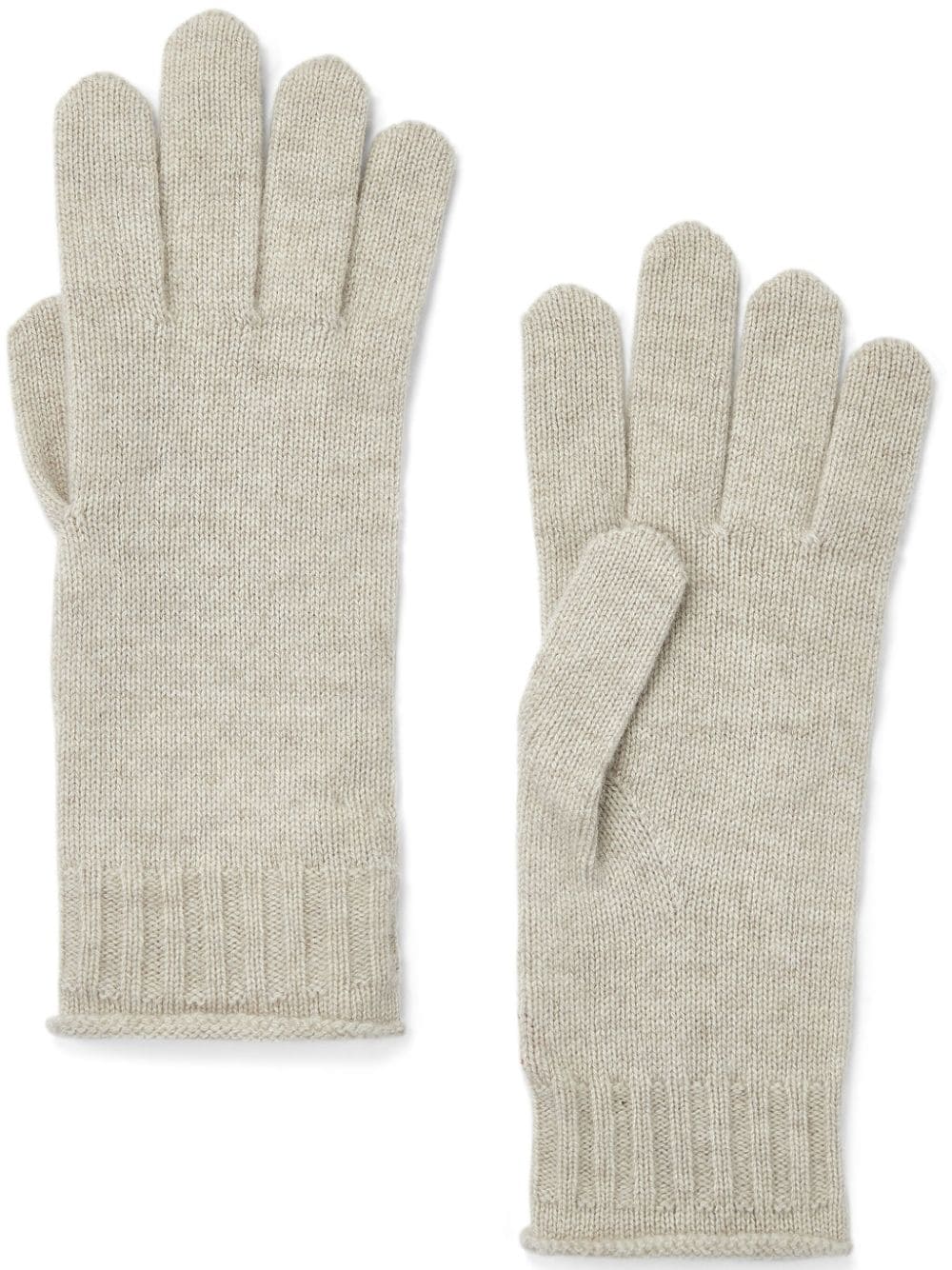 Shop Chinti & Parker Knitted Gloves In 中性色