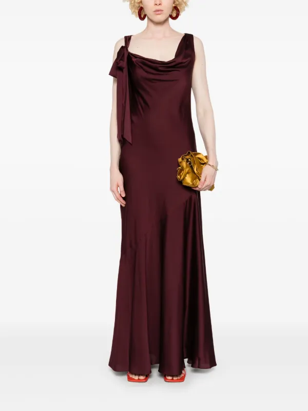 【送料 関税込】POLO RALPH LAUREN Asymmetric satin maxi dress Polo Ralph Lauren Asymmetric satin maxi dress Polo Ralph Lauren