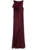 Lauren Ralph Lauren bow-detail maxi dress - Red