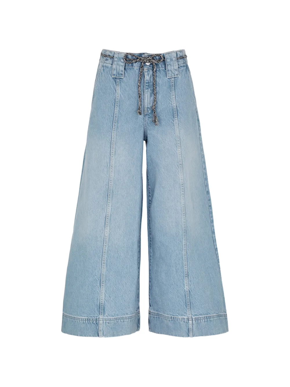Free People Sheer Luck wide-leg jeans - Blu