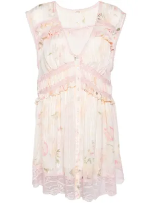 strapless open back dress Balloon Sleeve Chiffon Maxi Dress - Blush Pink