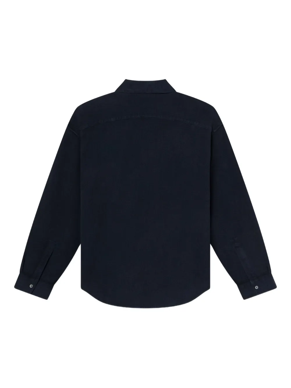FRAME waffle-textured shirt - Blauw