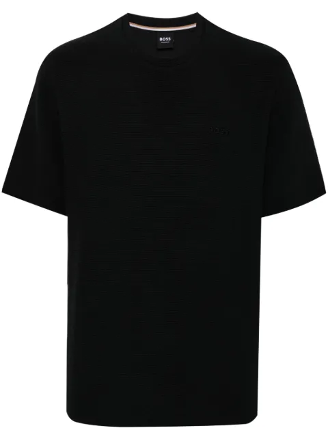 BOSS embroidered-logo T-shirt