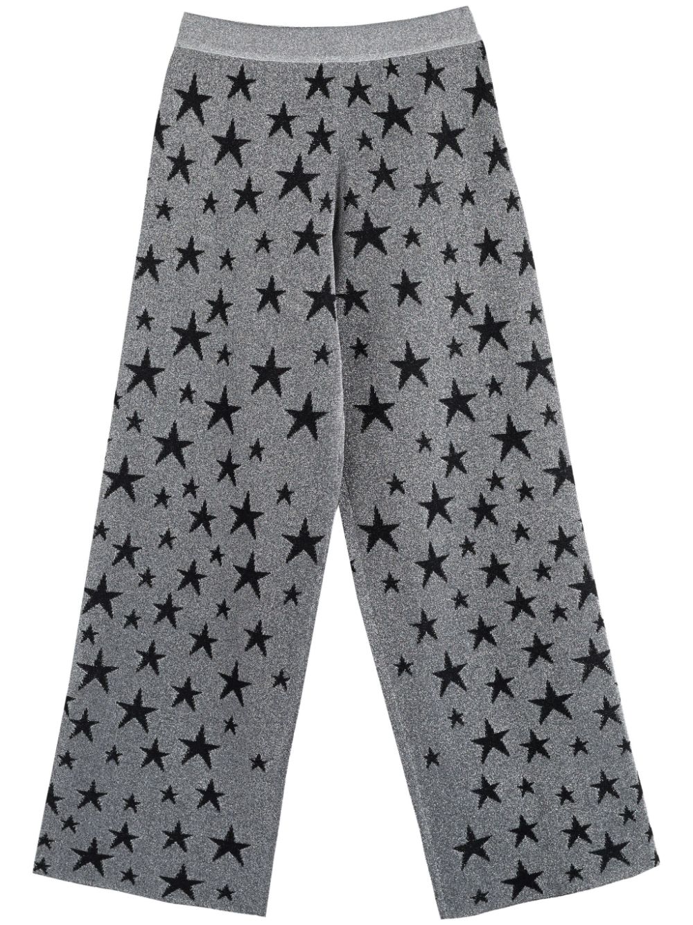 Star knitted trousers