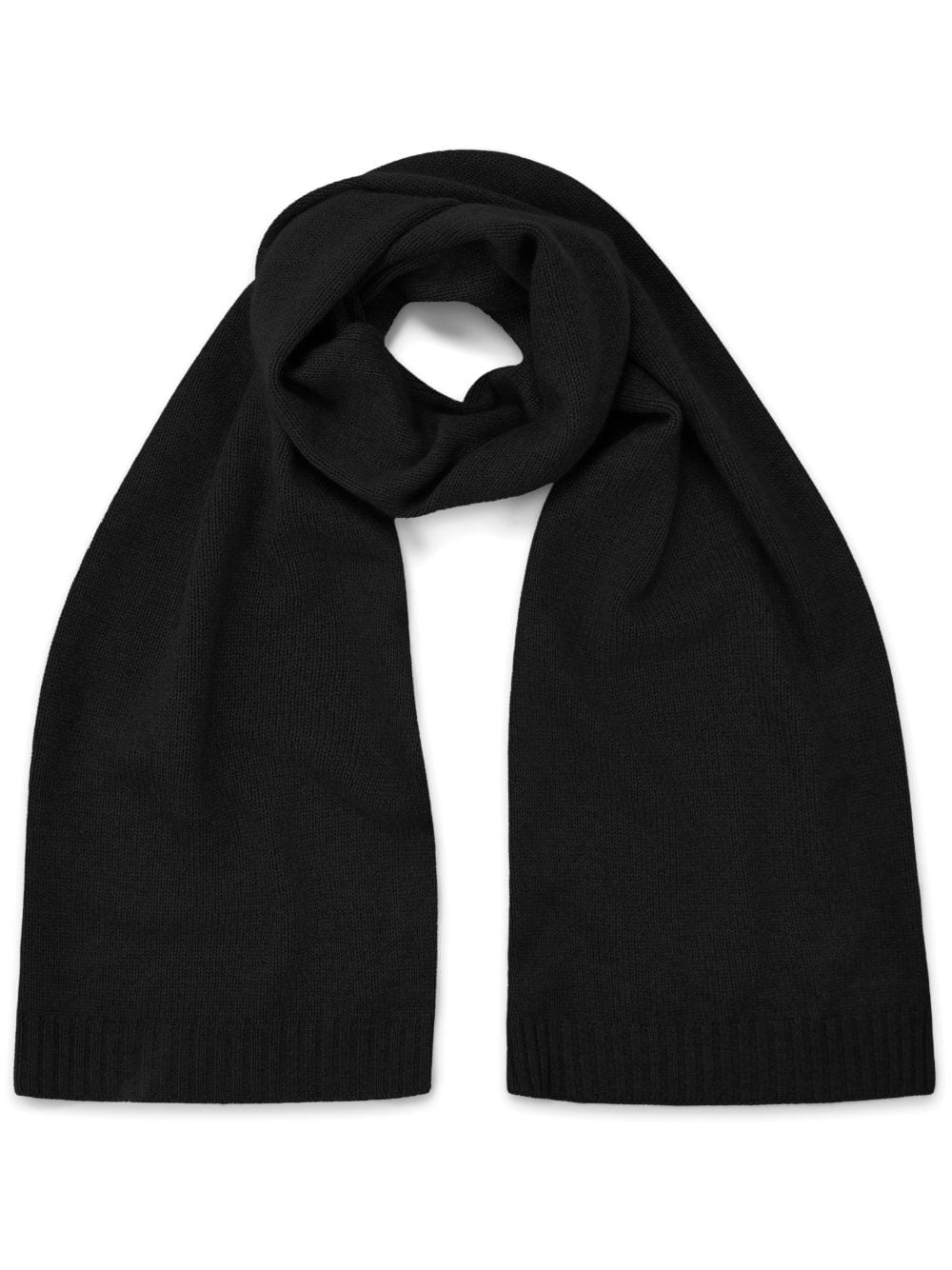 Shop Chinti & Parker Cashmere Scarf In Black