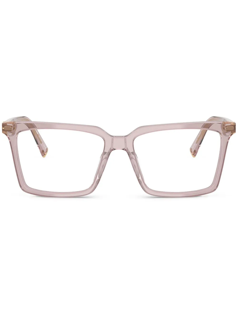 Miu Miu Eyewear lunettes de vue à monture rectangulaire | violet | Image 1