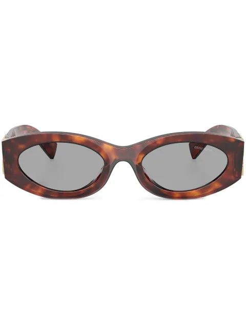 Miu Miu Eyewear logo-lettering sunglasses