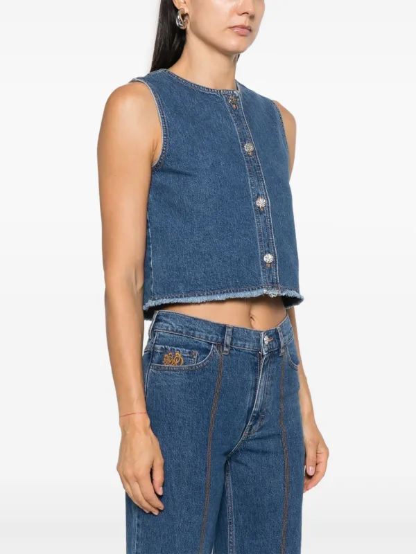 Baum Und Pferdgarten Madine トップ | ブルー | FARFETCH JP Baum Und Pferdgarten Madine トップ | ブルー | FARFETCH JP