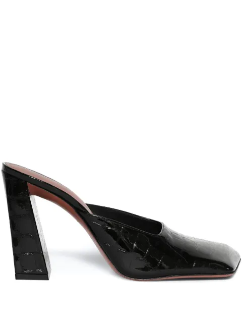 Amina Muaddi 95mm Charlotte mules