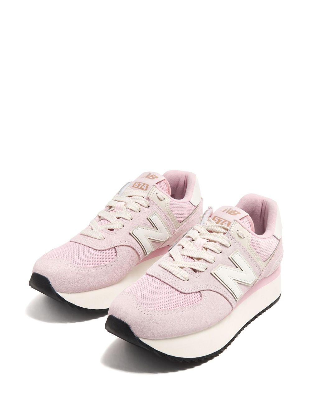 Shop New Balance 574 Sneakers In Rosa