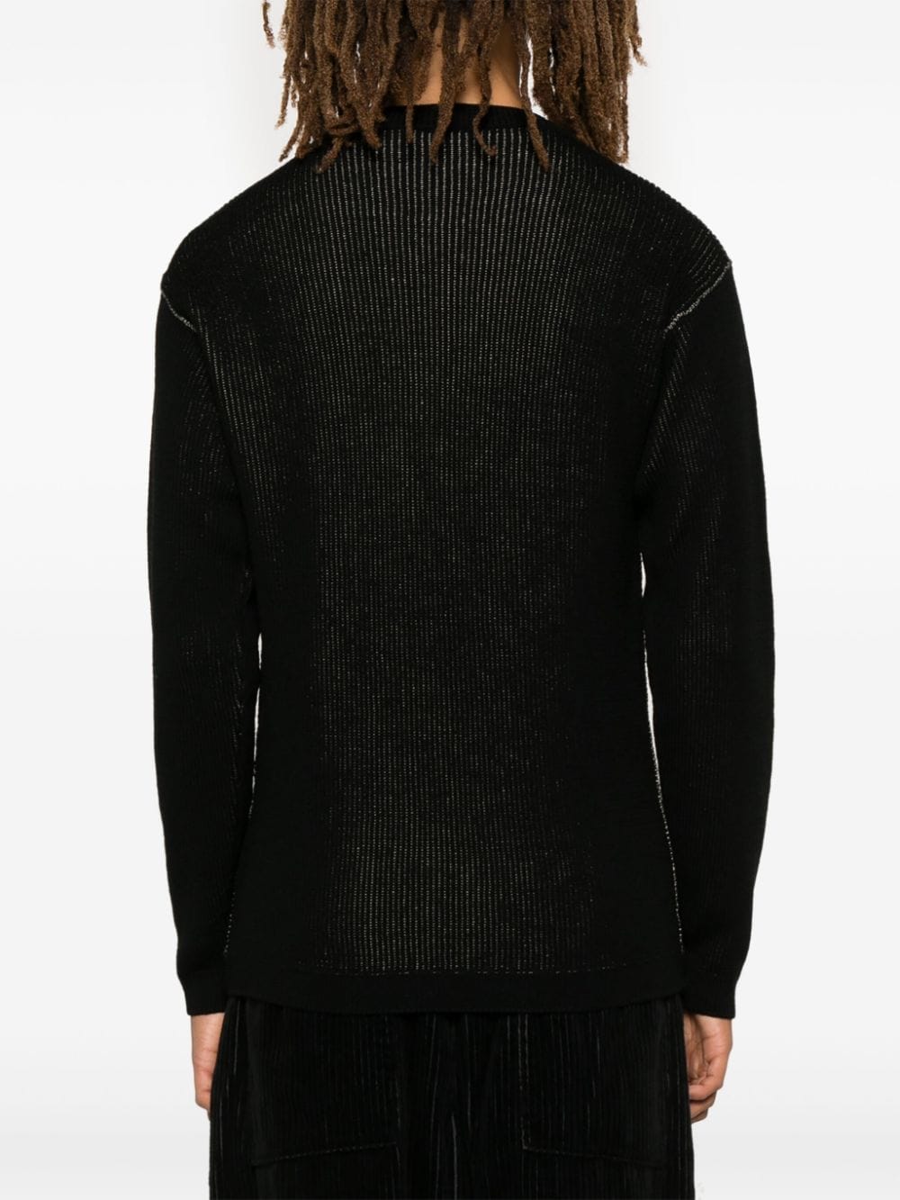 Shop Transit Ribbed Sweater In Black