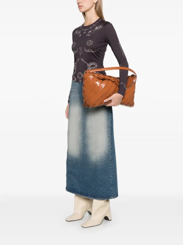 ショルダーバッグ・ポシェット Rabanne Purse - Rabanne - Leather - Brown 25430841_55701383_600.jpg