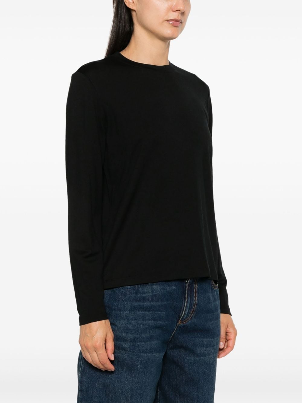 Shop Rohe Wool T-shirt In Black