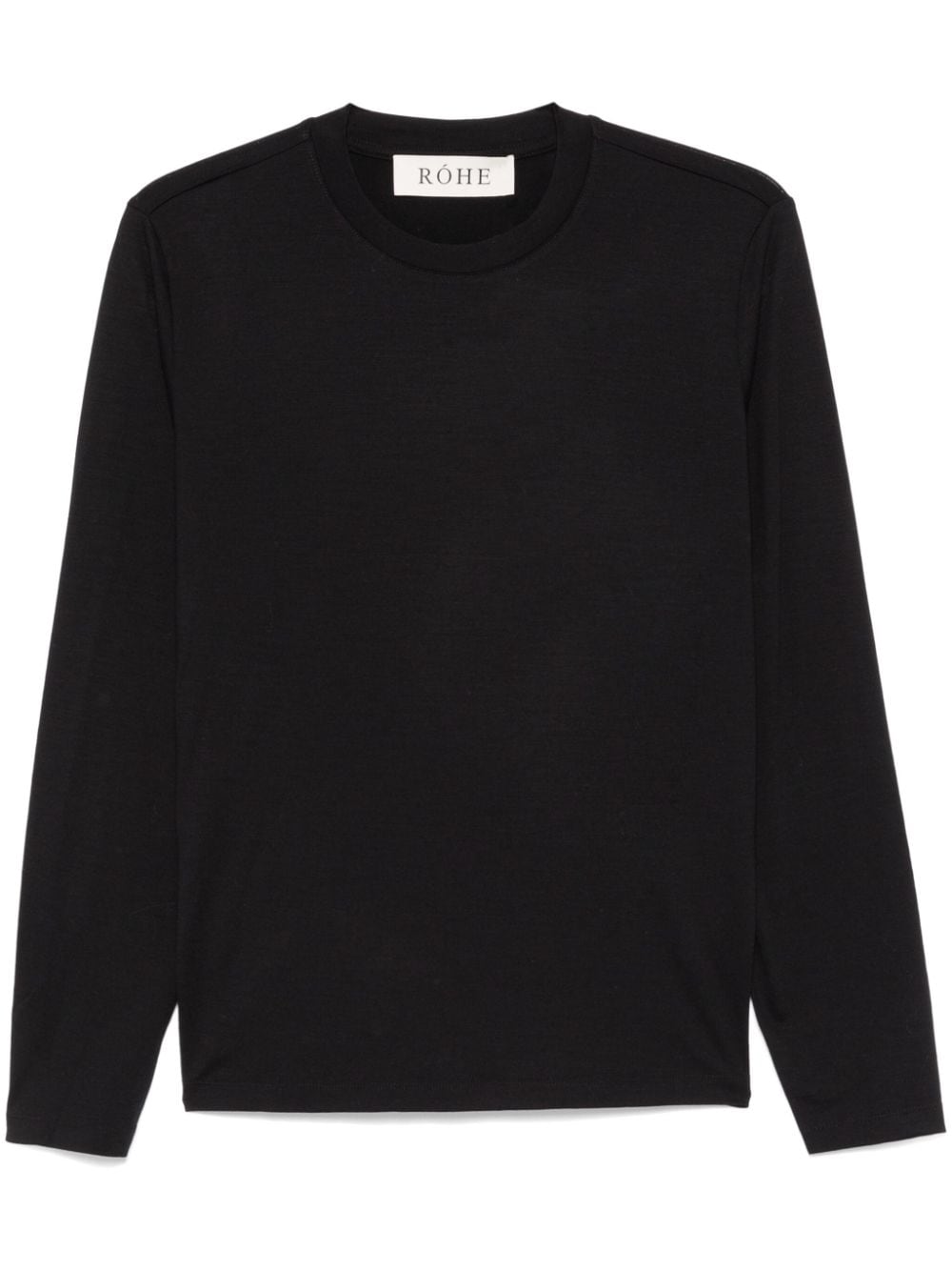 Shop Rohe Wool T-shirt In Black