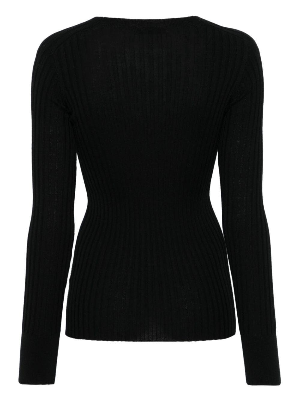 Transit ribbed-knit top - Zwart