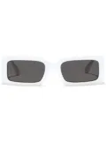 Dolce & Gabbana Eyewear rectangle-frame DNA sunglasses - White