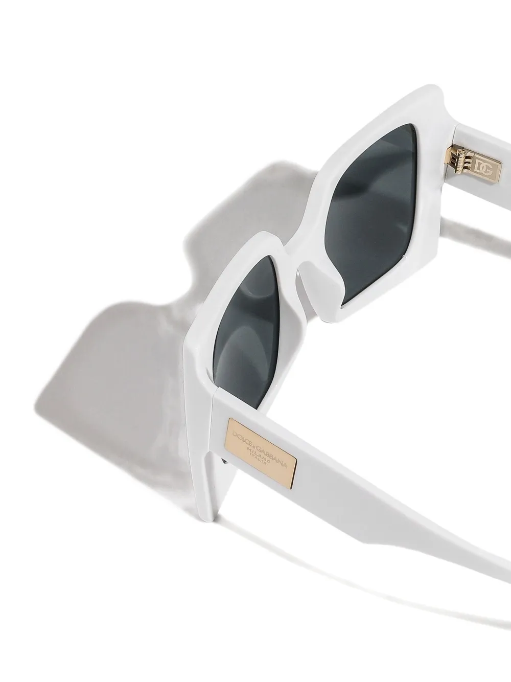 Dolce & Gabbana Square-frame Sunglasses In White