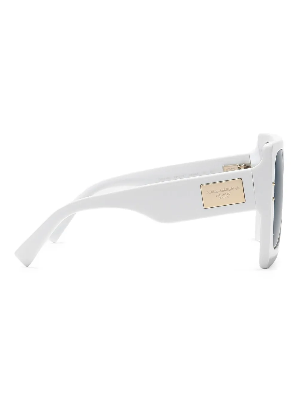 Dolce & Gabbana Eyewear Zonnebril met vierkant montuur Wit