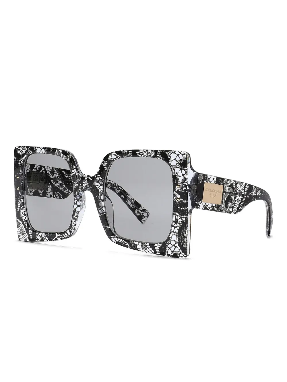 Dolce & Gabbana Eyewear square-frame sunglasses - Zwart