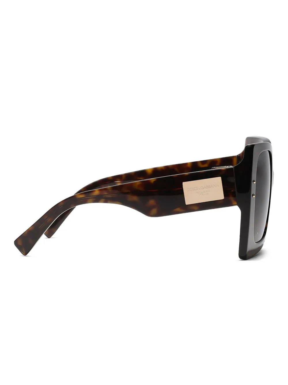 Dolce & Gabbana Eyewear Zonnebril met vierkant montuur Bruin