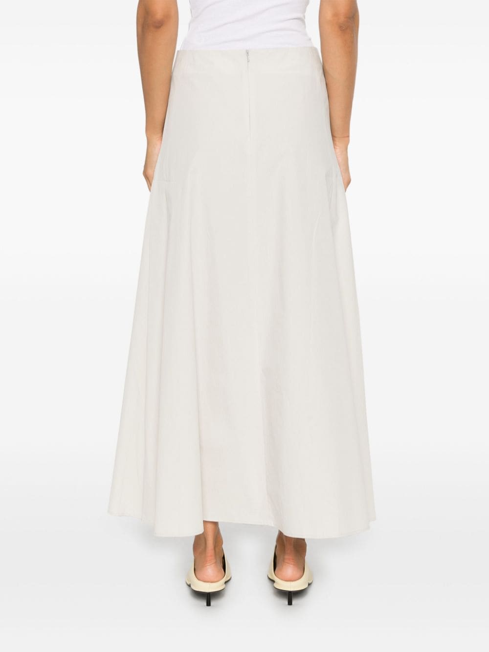 Shop Studio Nicholson Lawson Maxi Skirt In Grey