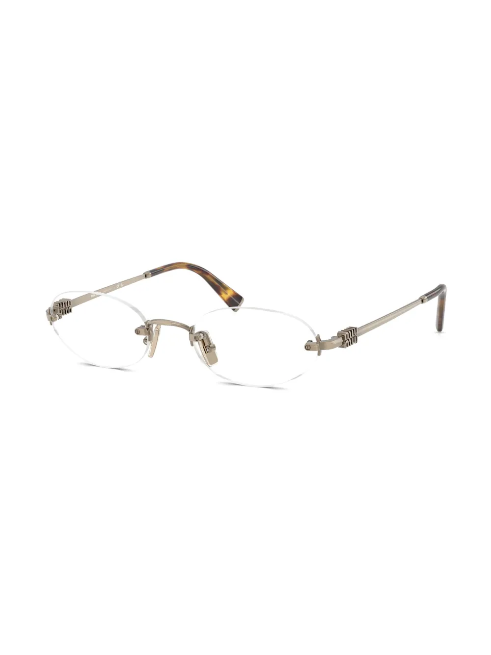 Miu Miu Eyewear lunettes de vue à monture ovale | Image 2