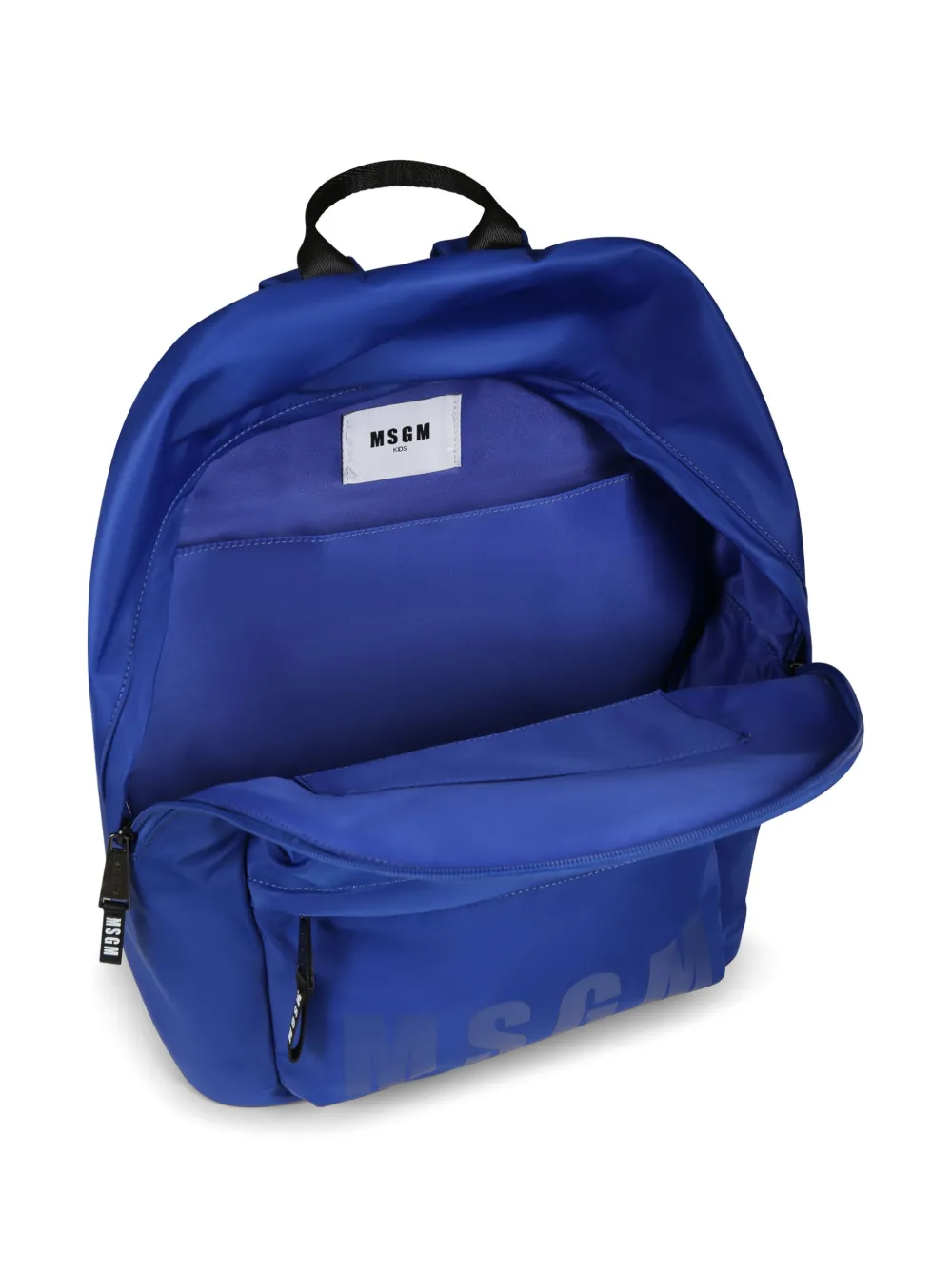 MSGM Kids Rugzak met logoprint Blauw