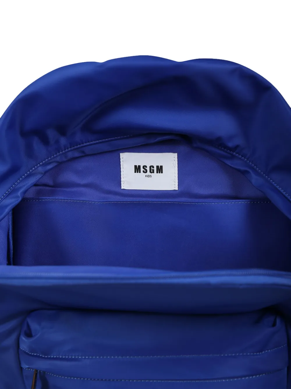 MSGM Kids Rugzak met logoprint Blauw