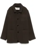 AMI Paris wool coat - Brown