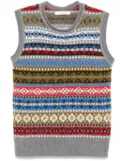 Wales Bonner Astral knitted top - Grey