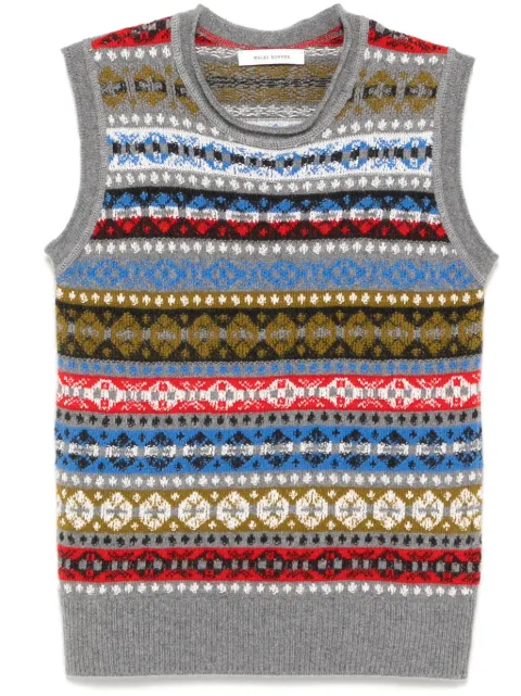 Wales Bonner Astral knitted top